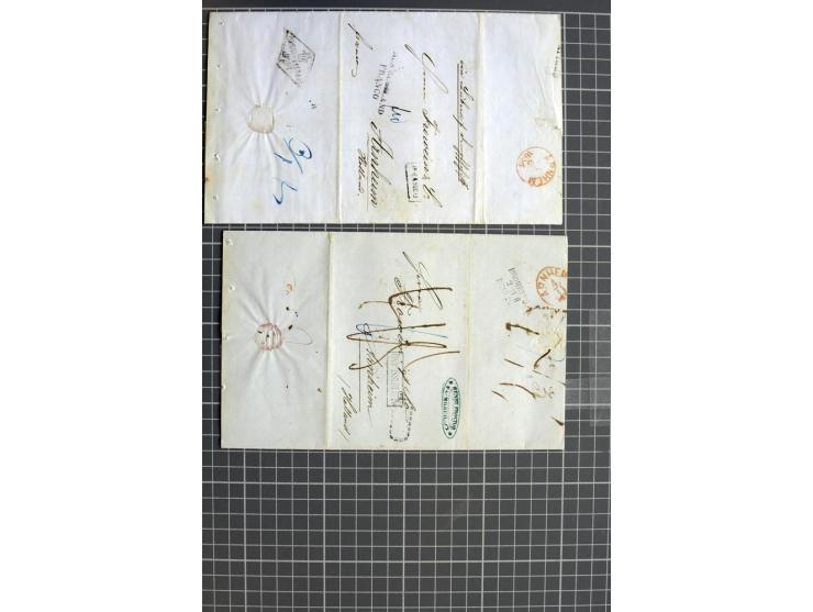 1744/1980 (ca.), umfangreicher Posten mit hunderten meist alten Briefen, Karten und Ganzsachen, dabei Reco, Zensur, Luftpost,