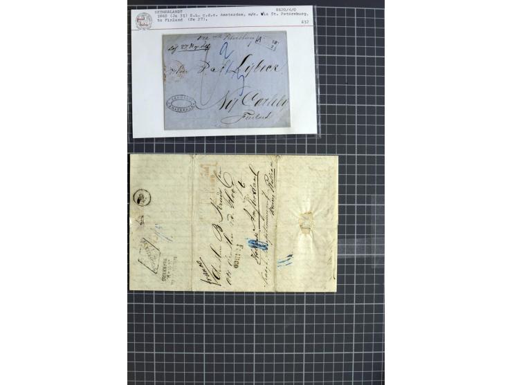 1744/1980 (ca.), umfangreicher Posten mit hunderten meist alten Briefen, Karten und Ganzsachen, dabei Reco, Zensur, Luftpost,