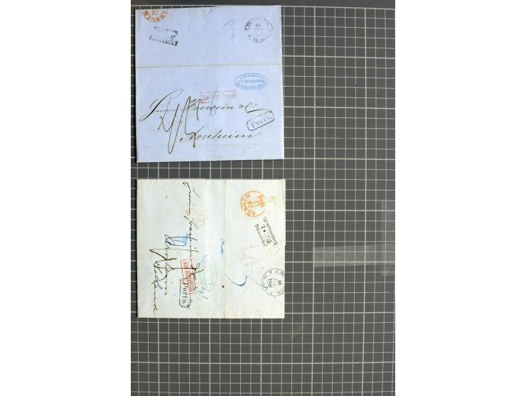 1744/1980 (ca.), umfangreicher Posten mit hunderten meist alten Briefen, Karten und Ganzsachen, dabei Reco, Zensur, Luftpost,