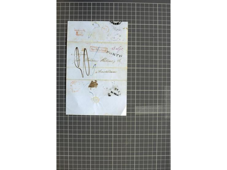 1744/1980 (ca.), umfangreicher Posten mit hunderten meist alten Briefen, Karten und Ganzsachen, dabei Reco, Zensur, Luftpost,