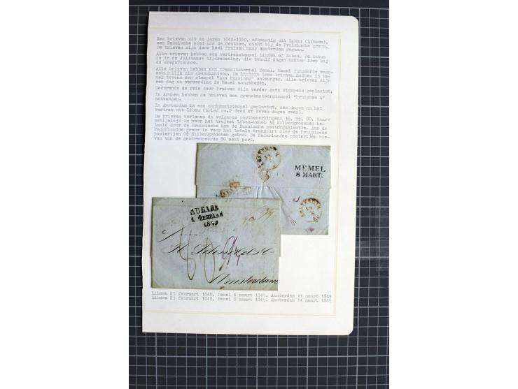 1744/1980 (ca.), umfangreicher Posten mit hunderten meist alten Briefen, Karten und Ganzsachen, dabei Reco, Zensur, Luftpost,