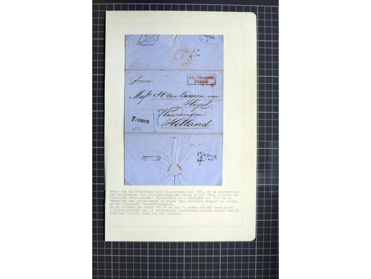 1744/1980 (ca.), umfangreicher Posten mit hunderten meist alten Briefen, Karten und Ganzsachen, dabei Reco, Zensur, Luftpost,