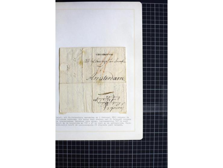 1744/1980 (ca.), umfangreicher Posten mit hunderten meist alten Briefen, Karten und Ganzsachen, dabei Reco, Zensur, Luftpost,