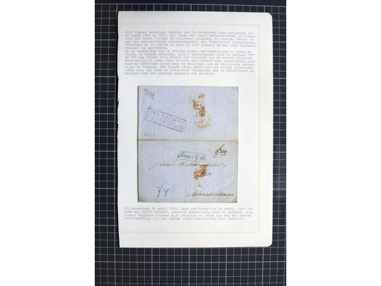 1744/1980 (ca.), umfangreicher Posten mit hunderten meist alten Briefen, Karten und Ganzsachen, dabei Reco, Zensur, Luftpost,