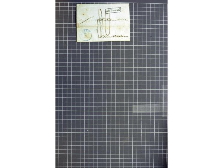 1744/1980 (ca.), umfangreicher Posten mit hunderten meist alten Briefen, Karten und Ganzsachen, dabei Reco, Zensur, Luftpost,