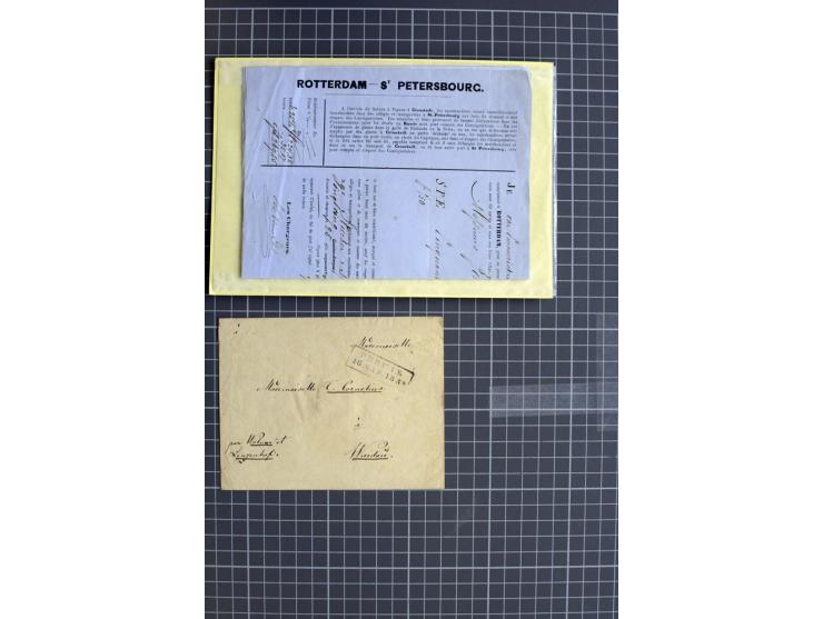 1744/1980 (ca.), umfangreicher Posten mit hunderten meist alten Briefen, Karten und Ganzsachen, dabei Reco, Zensur, Luftpost,