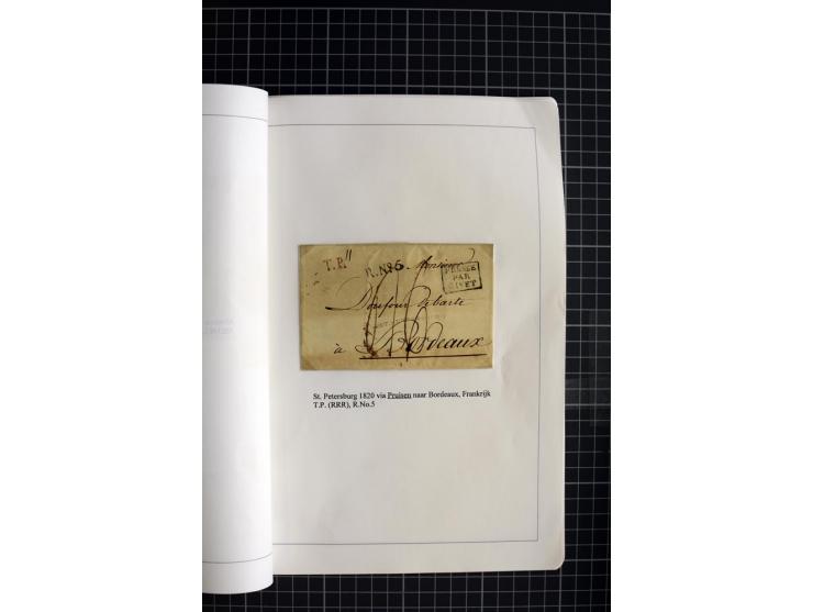 1744/1980 (ca.), umfangreicher Posten mit hunderten meist alten Briefen, Karten und Ganzsachen, dabei Reco, Zensur, Luftpost,