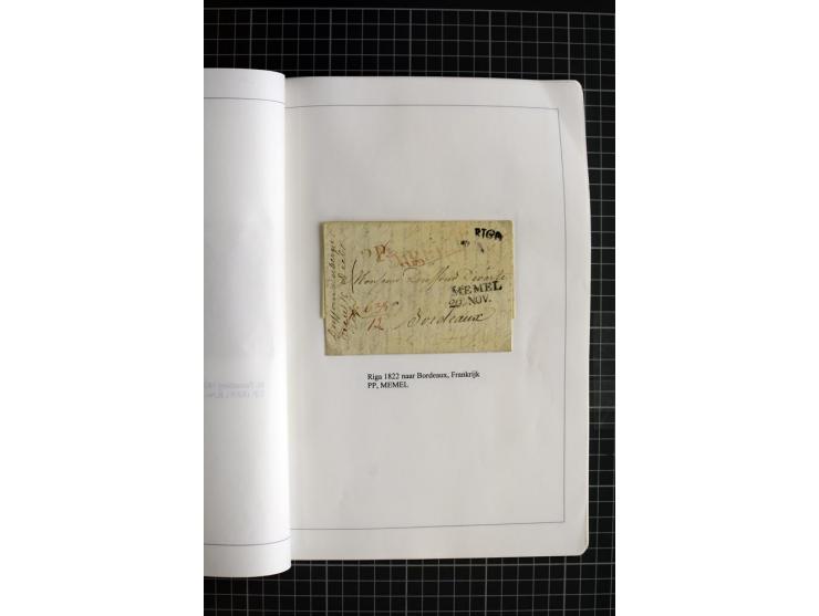 1744/1980 (ca.), umfangreicher Posten mit hunderten meist alten Briefen, Karten und Ganzsachen, dabei Reco, Zensur, Luftpost,