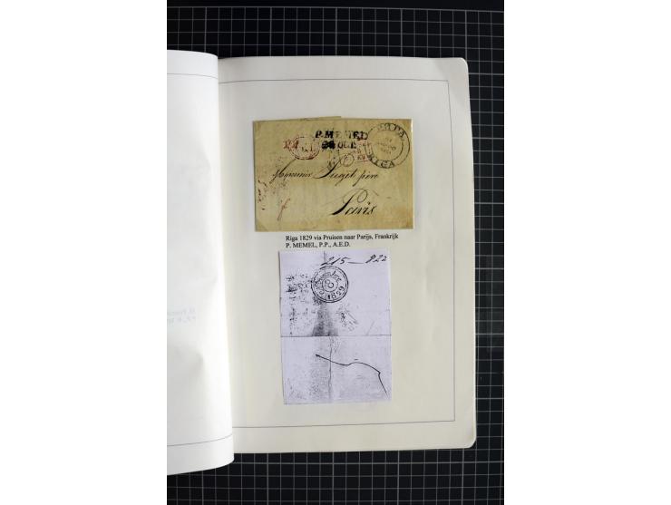 1744/1980 (ca.), umfangreicher Posten mit hunderten meist alten Briefen, Karten und Ganzsachen, dabei Reco, Zensur, Luftpost,