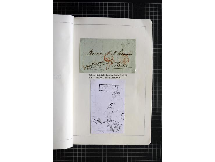 1744/1980 (ca.), umfangreicher Posten mit hunderten meist alten Briefen, Karten und Ganzsachen, dabei Reco, Zensur, Luftpost,