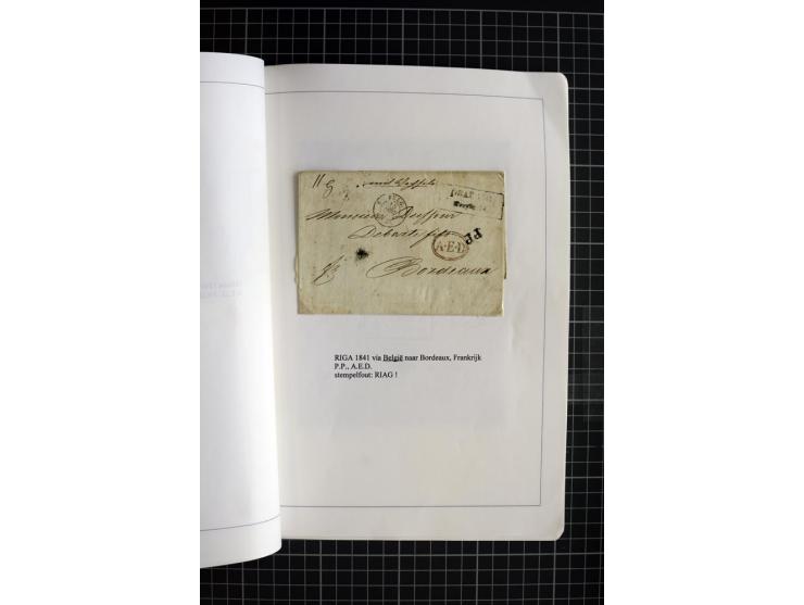 1744/1980 (ca.), umfangreicher Posten mit hunderten meist alten Briefen, Karten und Ganzsachen, dabei Reco, Zensur, Luftpost,