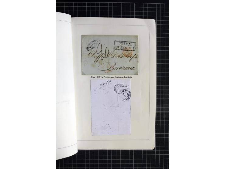 1744/1980 (ca.), umfangreicher Posten mit hunderten meist alten Briefen, Karten und Ganzsachen, dabei Reco, Zensur, Luftpost,