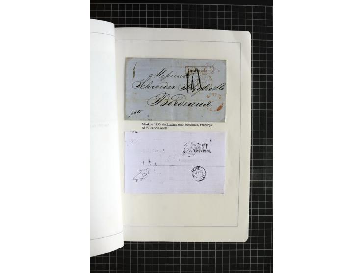 1744/1980 (ca.), umfangreicher Posten mit hunderten meist alten Briefen, Karten und Ganzsachen, dabei Reco, Zensur, Luftpost,