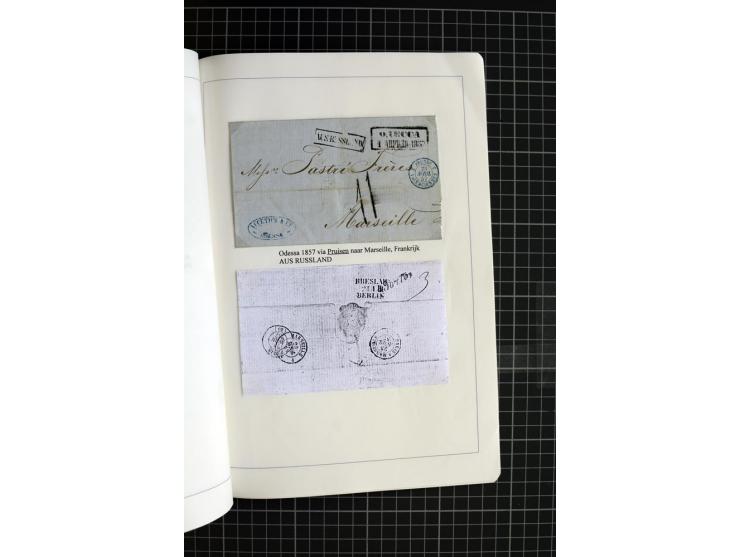 1744/1980 (ca.), umfangreicher Posten mit hunderten meist alten Briefen, Karten und Ganzsachen, dabei Reco, Zensur, Luftpost,