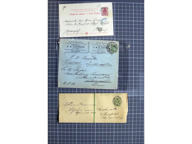 1744/1980 (ca.), umfangreicher Posten mit hunderten meist alten Briefen, Karten und Ganzsachen, dabei Reco, Zensur, Luftpost,