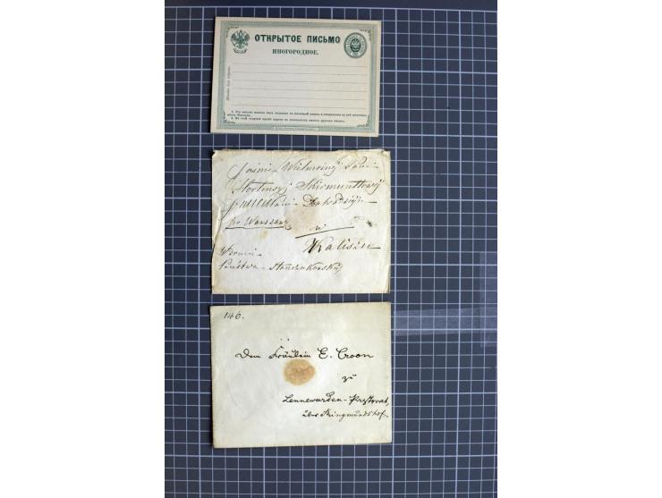 1744/1980 (ca.), umfangreicher Posten mit hunderten meist alten Briefen, Karten und Ganzsachen, dabei Reco, Zensur, Luftpost,
