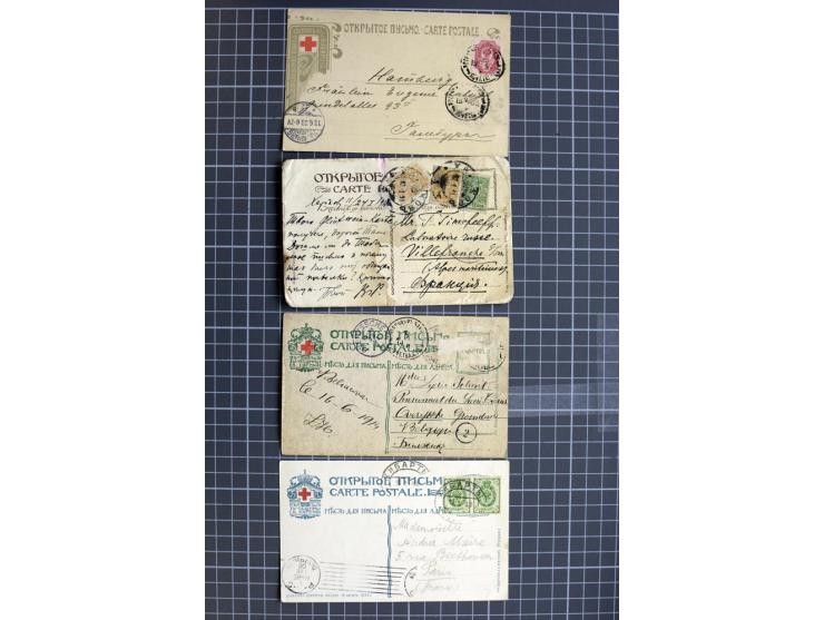 1744/1980 (ca.), umfangreicher Posten mit hunderten meist alten Briefen, Karten und Ganzsachen, dabei Reco, Zensur, Luftpost,