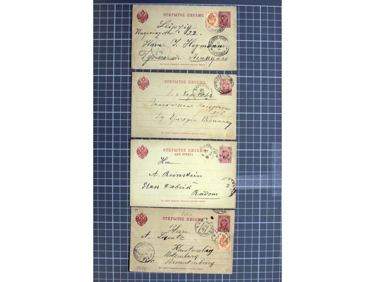 1744/1980 (ca.), umfangreicher Posten mit hunderten meist alten Briefen, Karten und Ganzsachen, dabei Reco, Zensur, Luftpost,