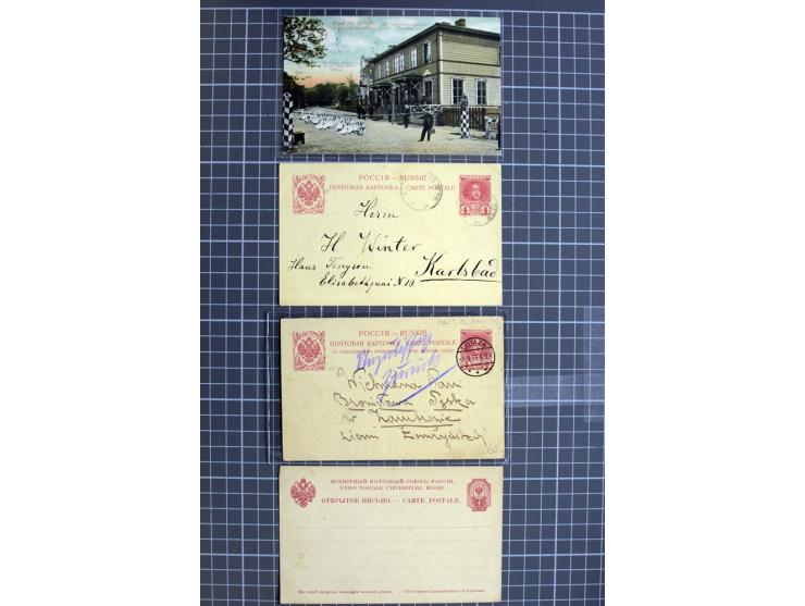 1744/1980 (ca.), umfangreicher Posten mit hunderten meist alten Briefen, Karten und Ganzsachen, dabei Reco, Zensur, Luftpost,