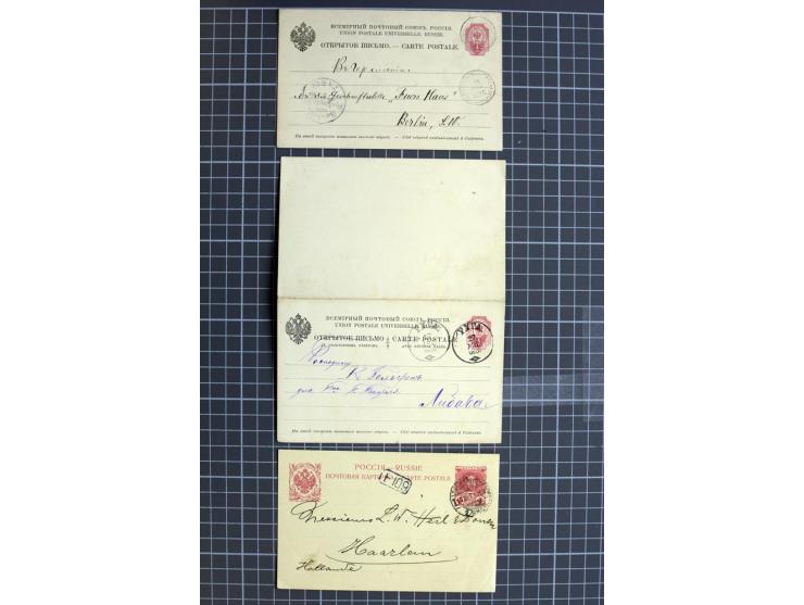 1744/1980 (ca.), umfangreicher Posten mit hunderten meist alten Briefen, Karten und Ganzsachen, dabei Reco, Zensur, Luftpost,