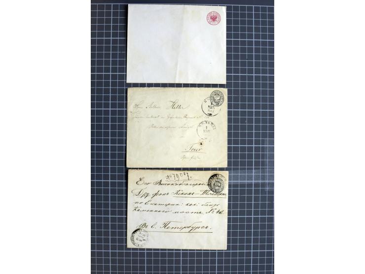 1744/1980 (ca.), umfangreicher Posten mit hunderten meist alten Briefen, Karten und Ganzsachen, dabei Reco, Zensur, Luftpost,