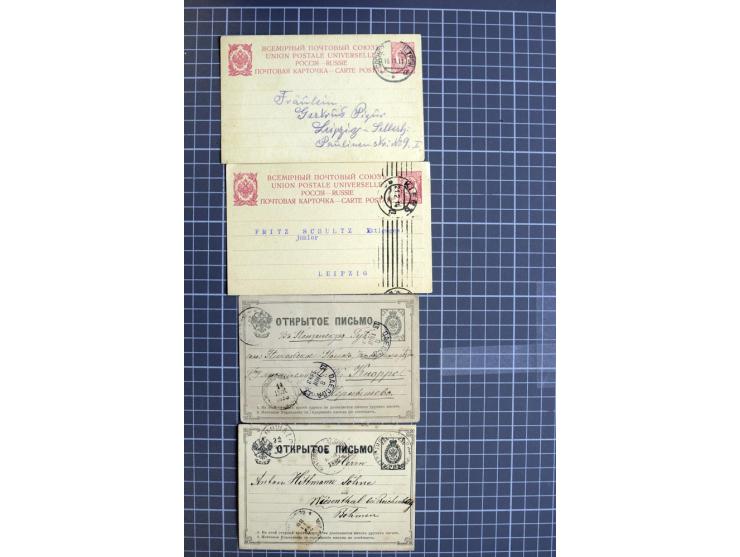 1744/1980 (ca.), umfangreicher Posten mit hunderten meist alten Briefen, Karten und Ganzsachen, dabei Reco, Zensur, Luftpost,