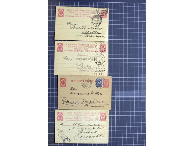 1744/1980 (ca.), umfangreicher Posten mit hunderten meist alten Briefen, Karten und Ganzsachen, dabei Reco, Zensur, Luftpost,