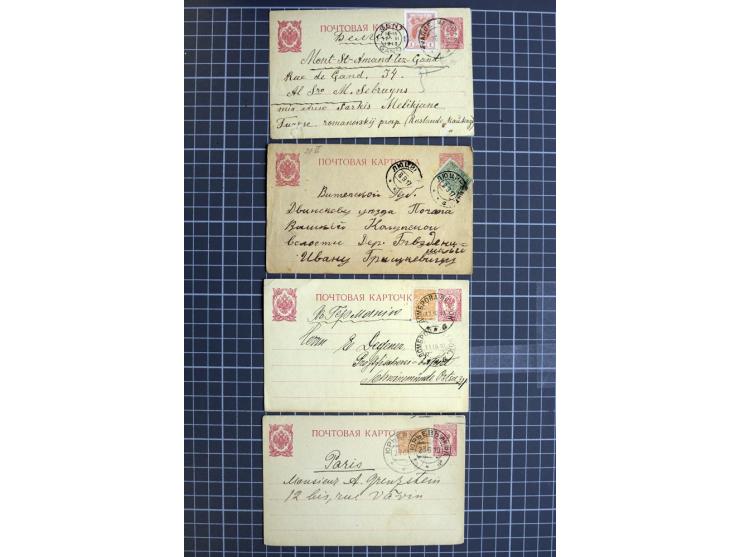 1744/1980 (ca.), umfangreicher Posten mit hunderten meist alten Briefen, Karten und Ganzsachen, dabei Reco, Zensur, Luftpost,