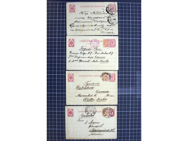 1744/1980 (ca.), umfangreicher Posten mit hunderten meist alten Briefen, Karten und Ganzsachen, dabei Reco, Zensur, Luftpost,