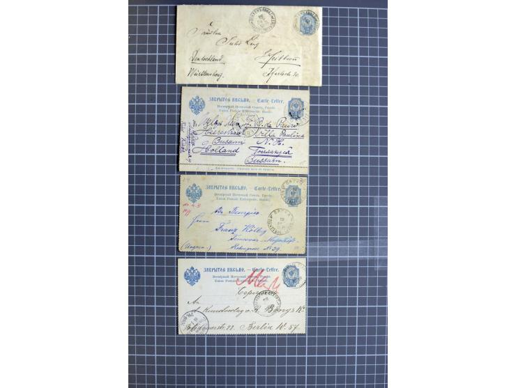 1744/1980 (ca.), umfangreicher Posten mit hunderten meist alten Briefen, Karten und Ganzsachen, dabei Reco, Zensur, Luftpost,