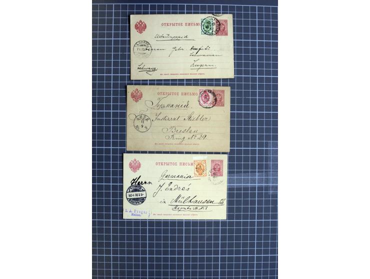 1744/1980 (ca.), umfangreicher Posten mit hunderten meist alten Briefen, Karten und Ganzsachen, dabei Reco, Zensur, Luftpost,