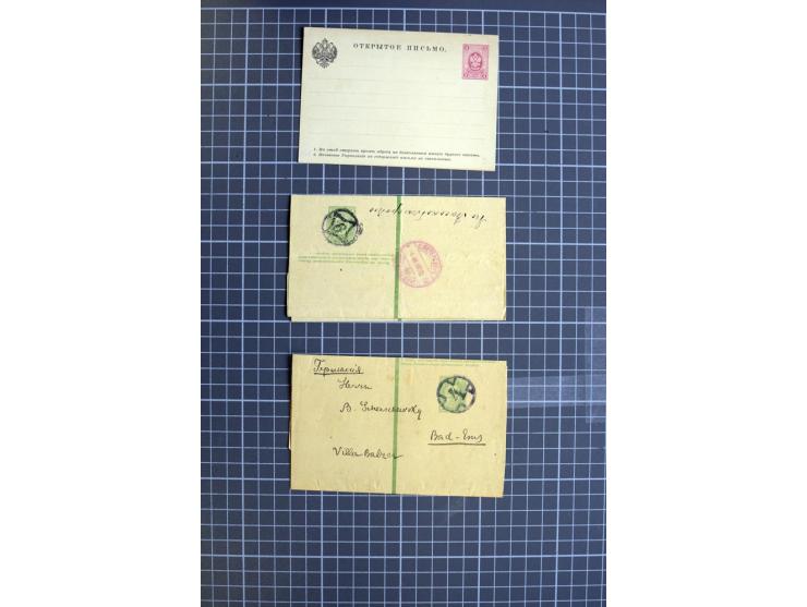 1744/1980 (ca.), umfangreicher Posten mit hunderten meist alten Briefen, Karten und Ganzsachen, dabei Reco, Zensur, Luftpost,