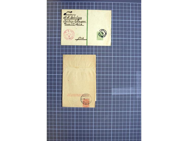 1744/1980 (ca.), umfangreicher Posten mit hunderten meist alten Briefen, Karten und Ganzsachen, dabei Reco, Zensur, Luftpost,