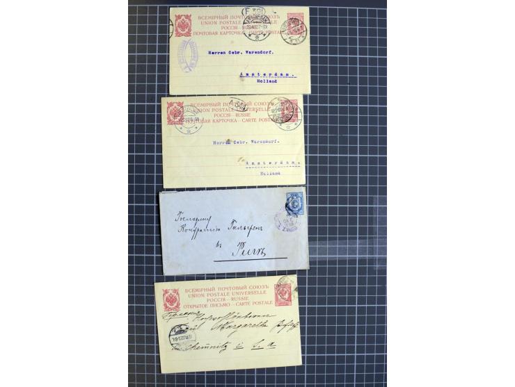 1744/1980 (ca.), umfangreicher Posten mit hunderten meist alten Briefen, Karten und Ganzsachen, dabei Reco, Zensur, Luftpost,