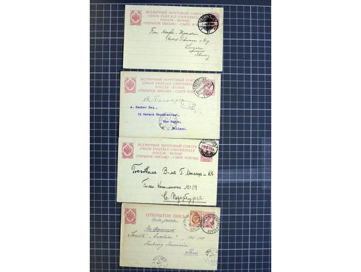 1744/1980 (ca.), umfangreicher Posten mit hunderten meist alten Briefen, Karten und Ganzsachen, dabei Reco, Zensur, Luftpost,