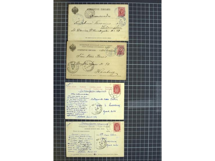 1744/1980 (ca.), umfangreicher Posten mit hunderten meist alten Briefen, Karten und Ganzsachen, dabei Reco, Zensur, Luftpost,