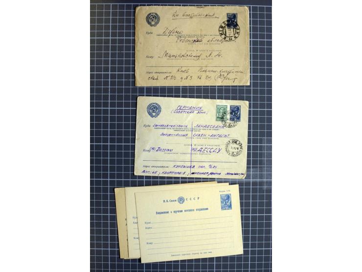 1744/1980 (ca.), umfangreicher Posten mit hunderten meist alten Briefen, Karten und Ganzsachen, dabei Reco, Zensur, Luftpost,
