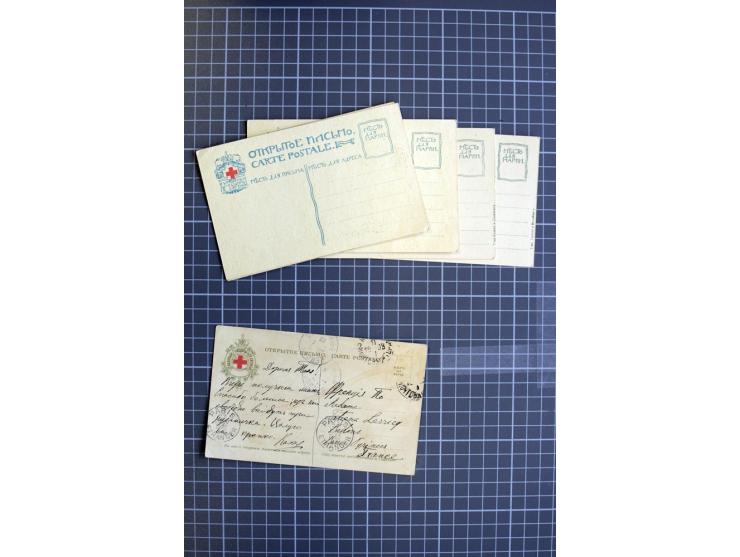 1744/1980 (ca.), umfangreicher Posten mit hunderten meist alten Briefen, Karten und Ganzsachen, dabei Reco, Zensur, Luftpost,