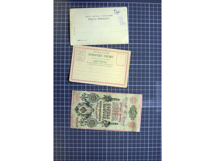 1744/1980 (ca.), umfangreicher Posten mit hunderten meist alten Briefen, Karten und Ganzsachen, dabei Reco, Zensur, Luftpost,