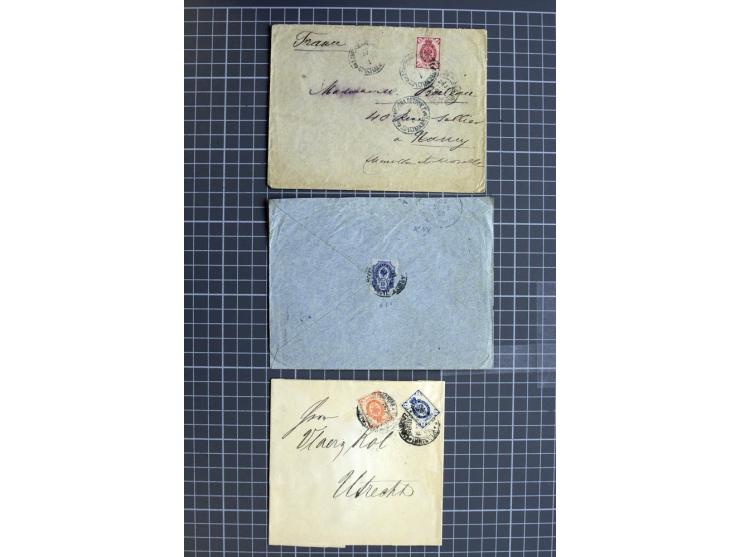 1744/1980 (ca.), umfangreicher Posten mit hunderten meist alten Briefen, Karten und Ganzsachen, dabei Reco, Zensur, Luftpost,