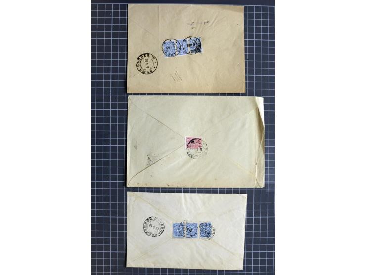1744/1980 (ca.), umfangreicher Posten mit hunderten meist alten Briefen, Karten und Ganzsachen, dabei Reco, Zensur, Luftpost,