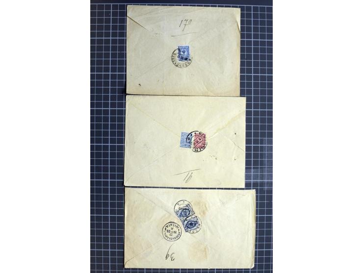 1744/1980 (ca.), umfangreicher Posten mit hunderten meist alten Briefen, Karten und Ganzsachen, dabei Reco, Zensur, Luftpost,