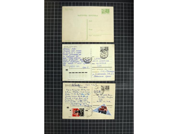 1744/1980 (ca.), umfangreicher Posten mit hunderten meist alten Briefen, Karten und Ganzsachen, dabei Reco, Zensur, Luftpost,