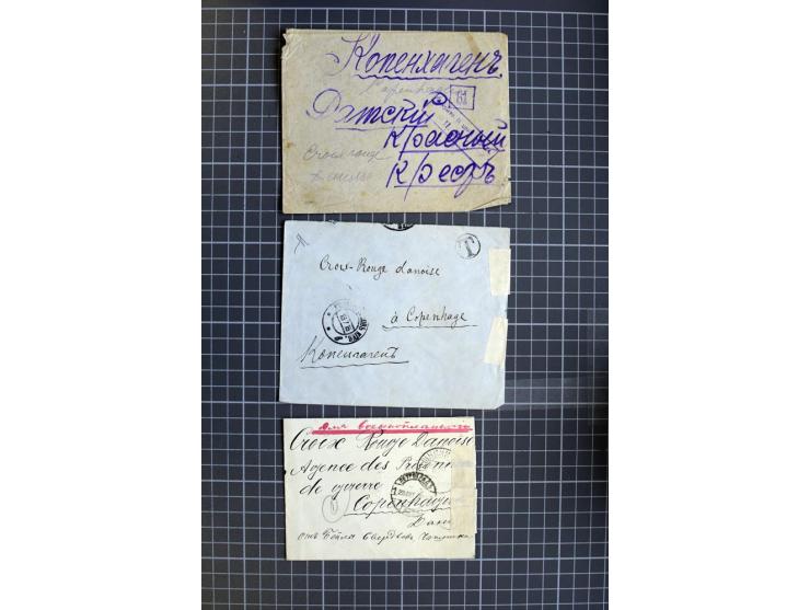 1744/1980 (ca.), umfangreicher Posten mit hunderten meist alten Briefen, Karten und Ganzsachen, dabei Reco, Zensur, Luftpost,