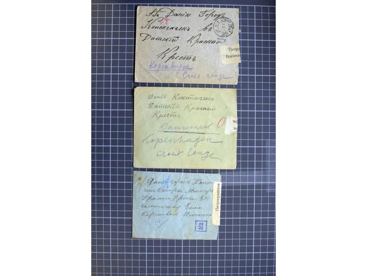 1744/1980 (ca.), umfangreicher Posten mit hunderten meist alten Briefen, Karten und Ganzsachen, dabei Reco, Zensur, Luftpost,
