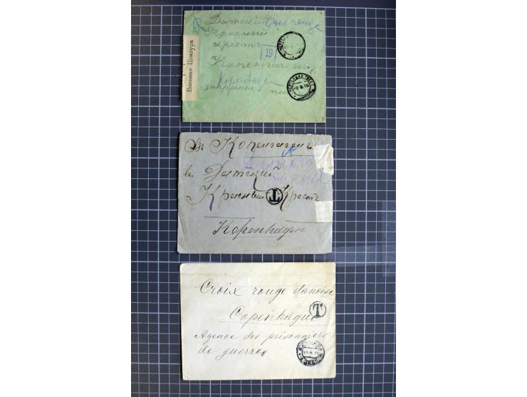 1744/1980 (ca.), umfangreicher Posten mit hunderten meist alten Briefen, Karten und Ganzsachen, dabei Reco, Zensur, Luftpost,
