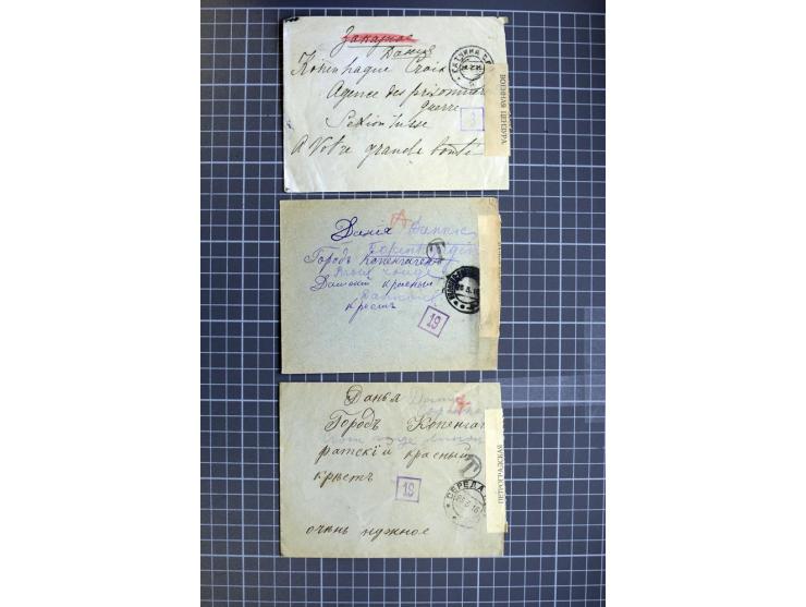 1744/1980 (ca.), umfangreicher Posten mit hunderten meist alten Briefen, Karten und Ganzsachen, dabei Reco, Zensur, Luftpost,