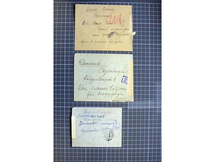 1744/1980 (ca.), umfangreicher Posten mit hunderten meist alten Briefen, Karten und Ganzsachen, dabei Reco, Zensur, Luftpost,