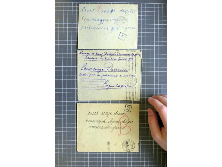 1744/1980 (ca.), umfangreicher Posten mit hunderten meist alten Briefen, Karten und Ganzsachen, dabei Reco, Zensur, Luftpost,