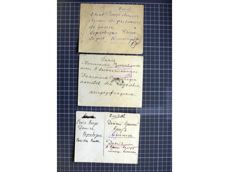 1744/1980 (ca.), umfangreicher Posten mit hunderten meist alten Briefen, Karten und Ganzsachen, dabei Reco, Zensur, Luftpost,